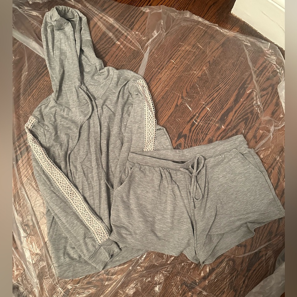 Flora Nikrooz Gray Pajama Set